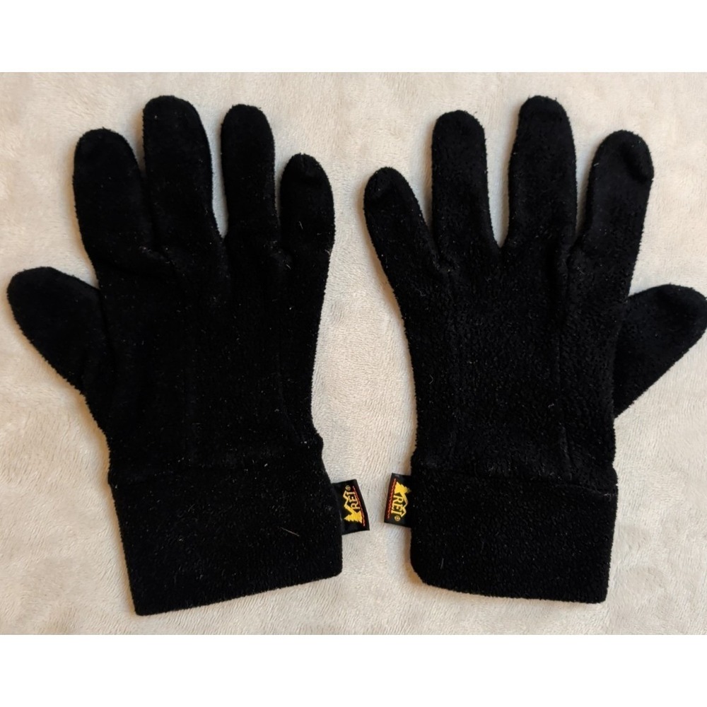 REI Co-op Fleece Gloves Black Size‎ M Unisex Winter Outdoor Warm